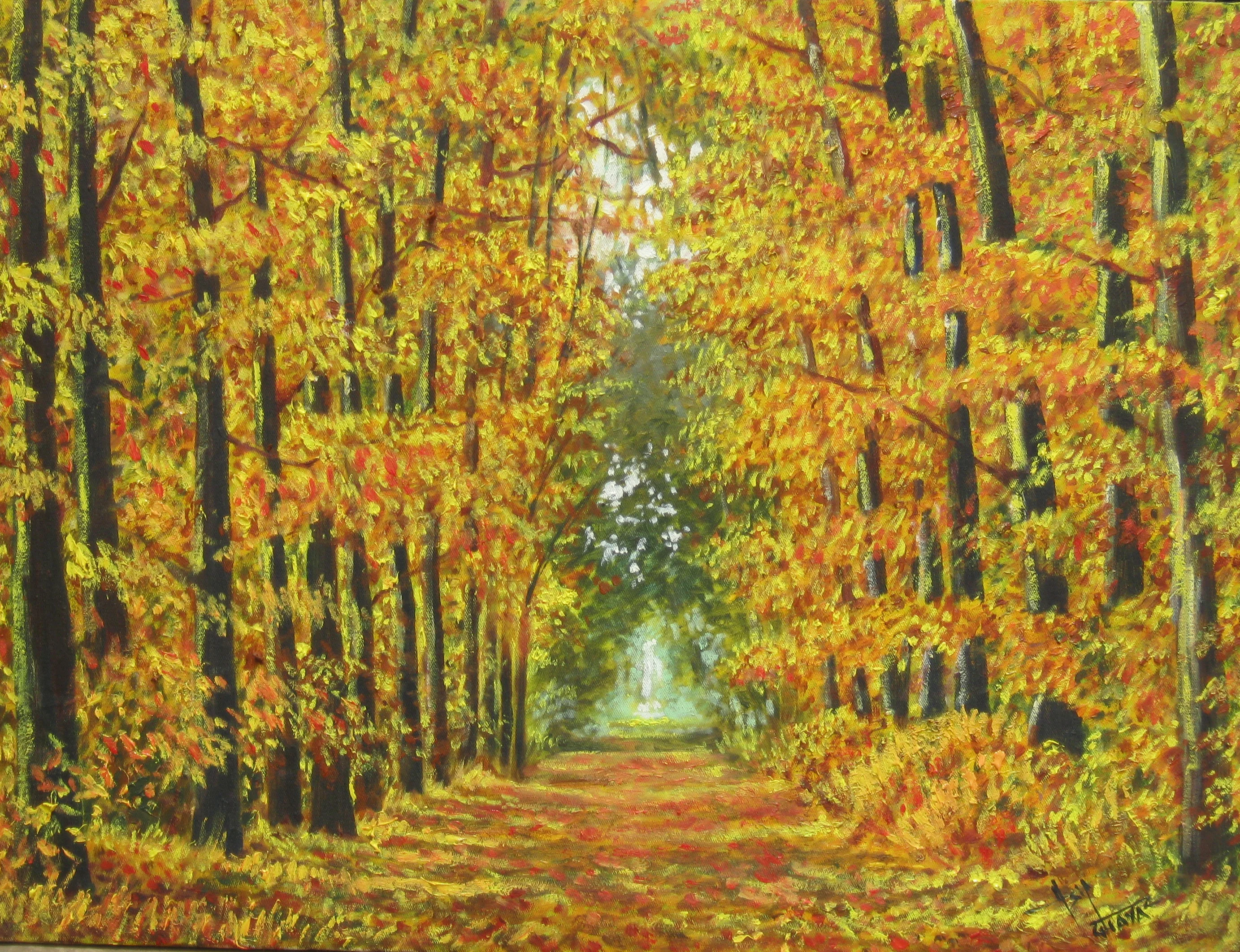 Landscape artwork by Asif Ghayaz